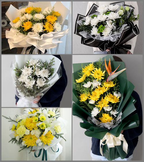 湖北随州市随县安居镇和睦畈村白事花束代送